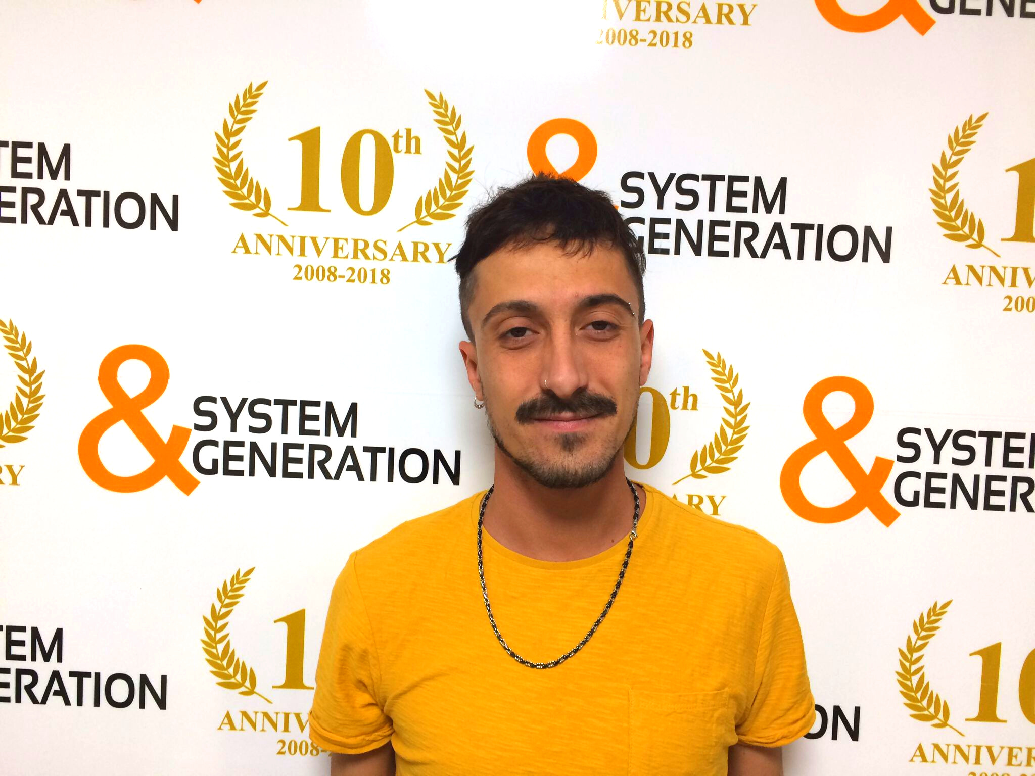Thrilled and fiery to have you back at S&G: Welcome back to our "new" ESC volunteer Gabriele!