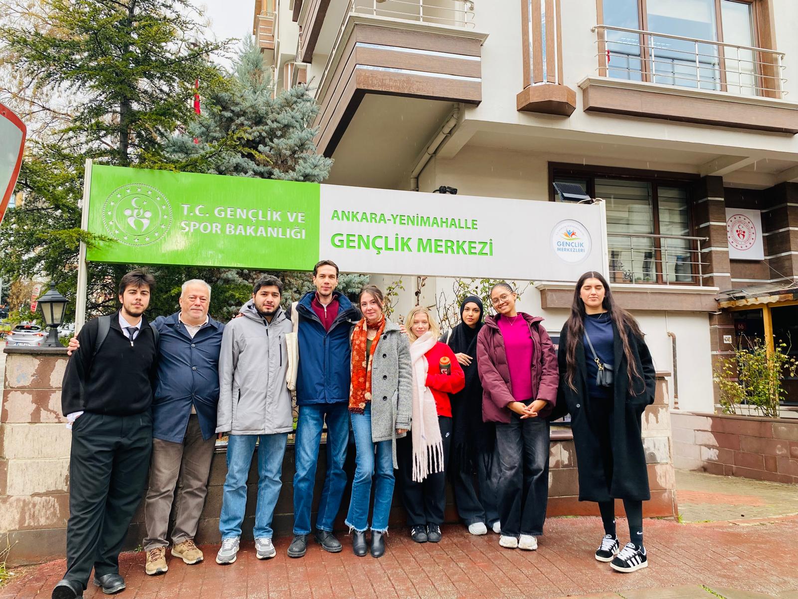 Visit to Yenimahalle Youth Center with Our Newly Arrived French Volunteers