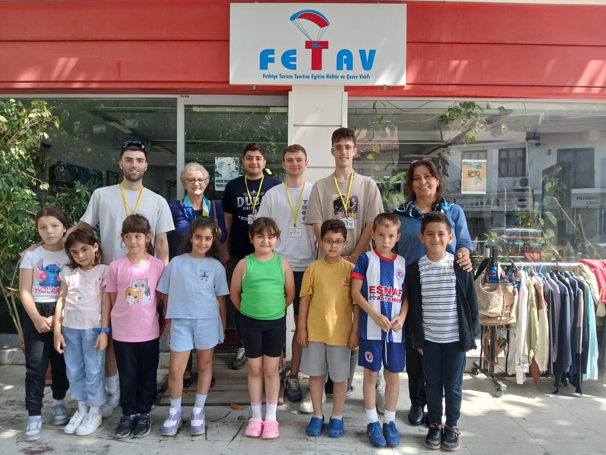 ESC Volunteers Restore Public Library at Sehit Fethi Bey Park